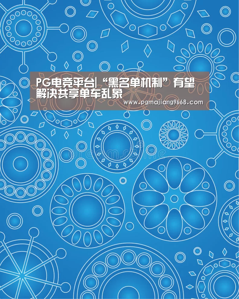 PG电竞平台|“黑名单机制”有望解决共享单车乱象(图3) PG麻将娱乐